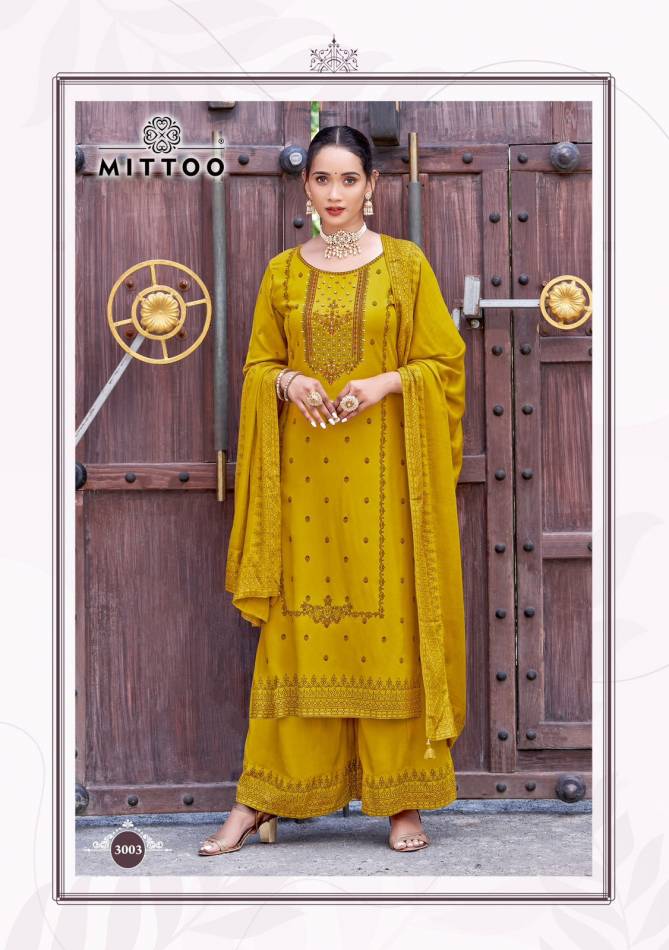 Sparsh By Mittoo Rayon Printed Designer Kurti With Bottom Dupatta Wholesale Shop In Surat